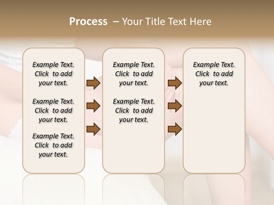Pout White Female PowerPoint Template