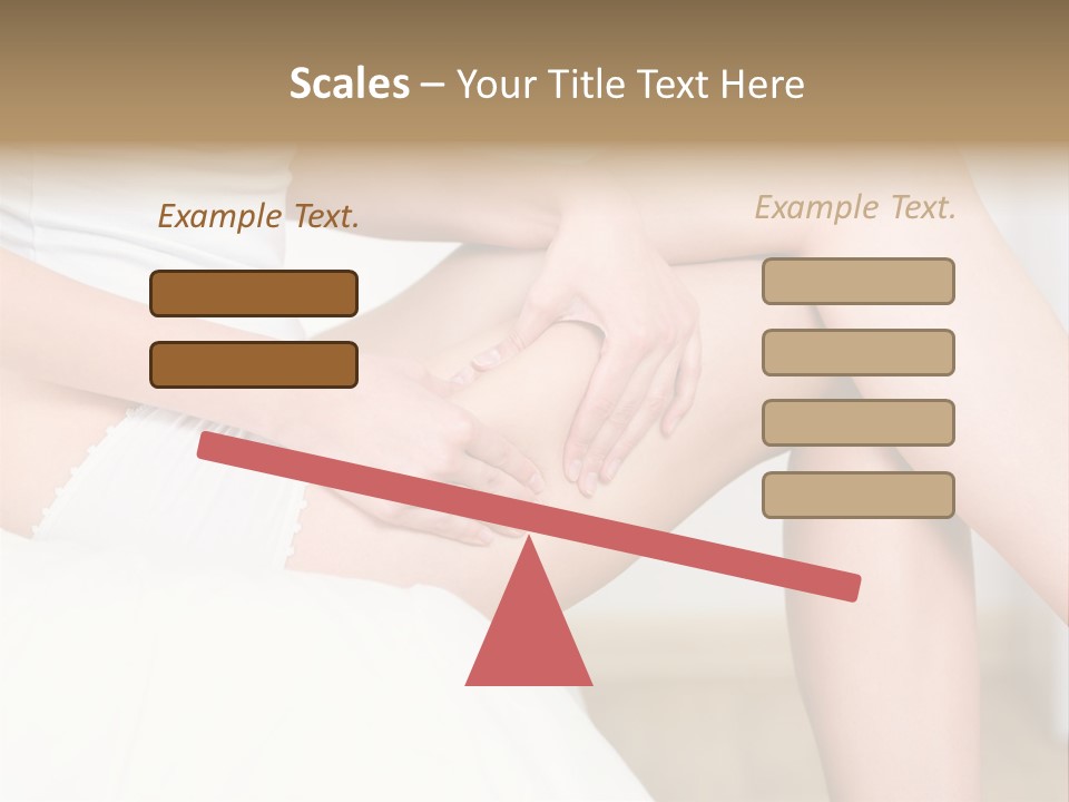 Pout White Female PowerPoint Template