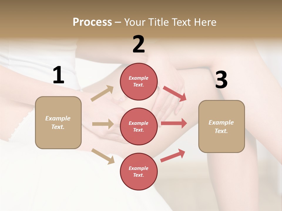 Pout White Female PowerPoint Template