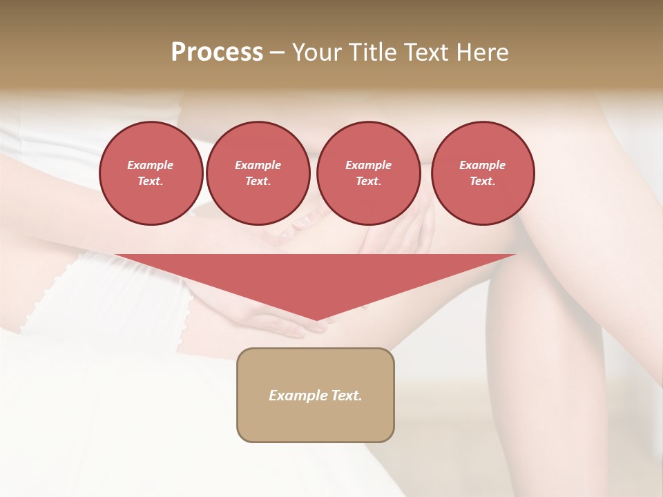 Pout White Female PowerPoint Template