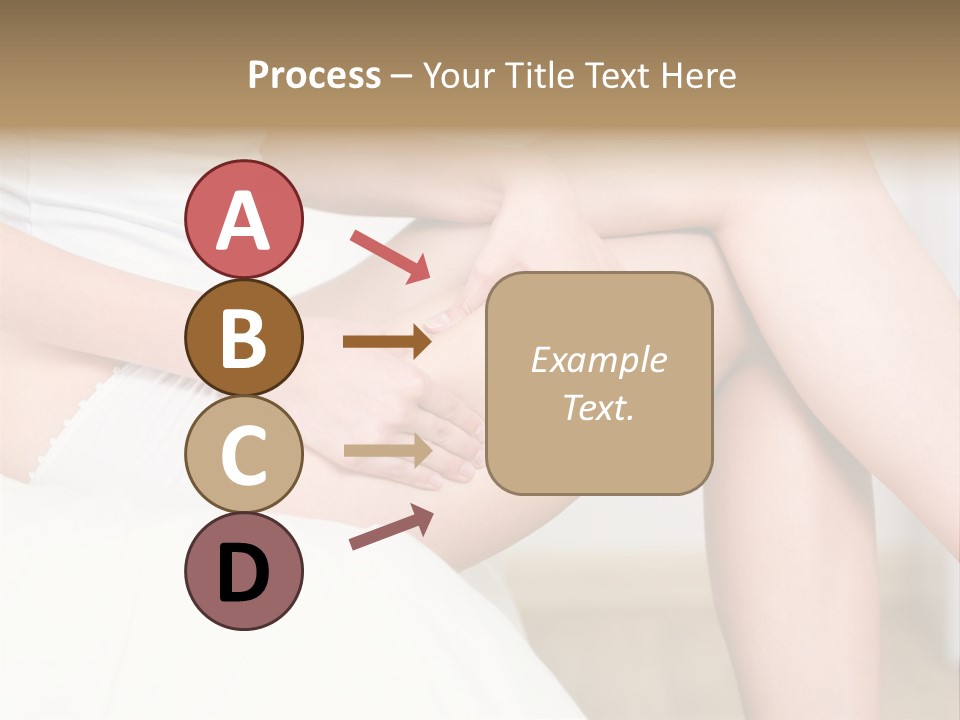 Pout White Female PowerPoint Template