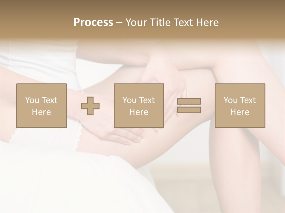 Pout White Female PowerPoint Template