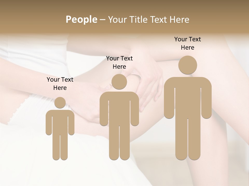 Pout White Female PowerPoint Template