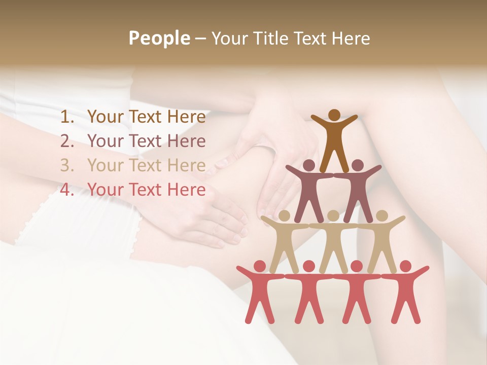 Pout White Female PowerPoint Template