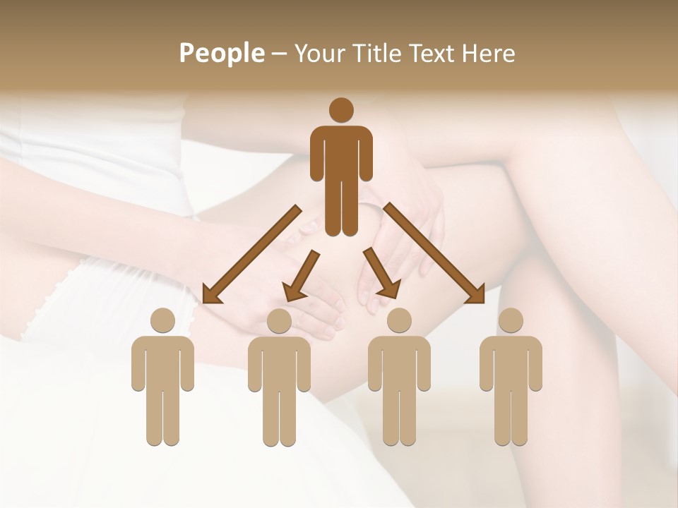 Pout White Female PowerPoint Template