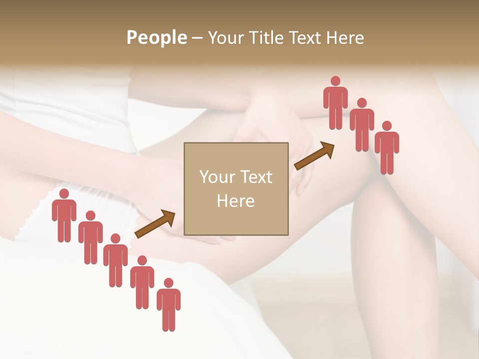 Pout White Female PowerPoint Template