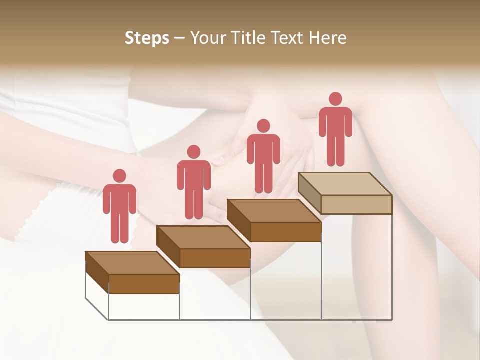 Pout White Female PowerPoint Template