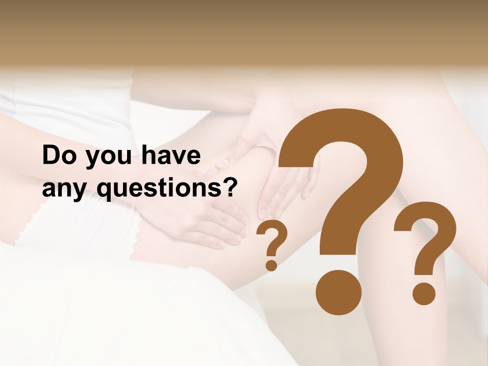 Pout White Female PowerPoint Template