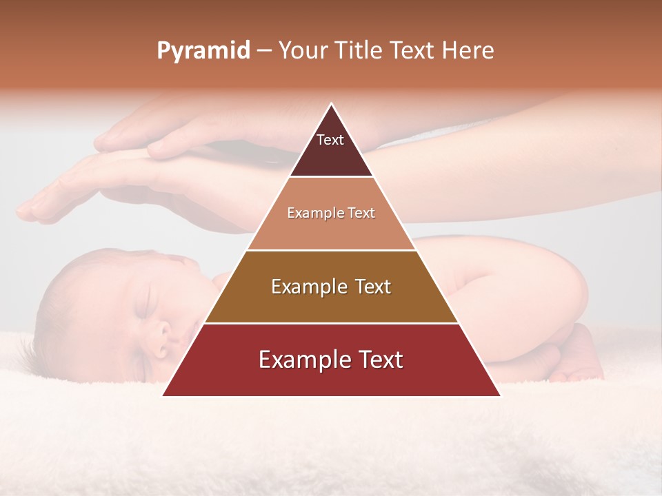 Female Closeup Baby PowerPoint Template