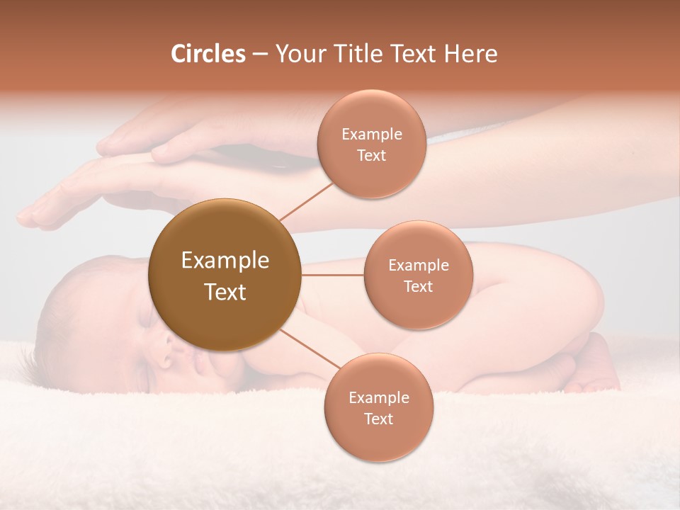 Female Closeup Baby PowerPoint Template