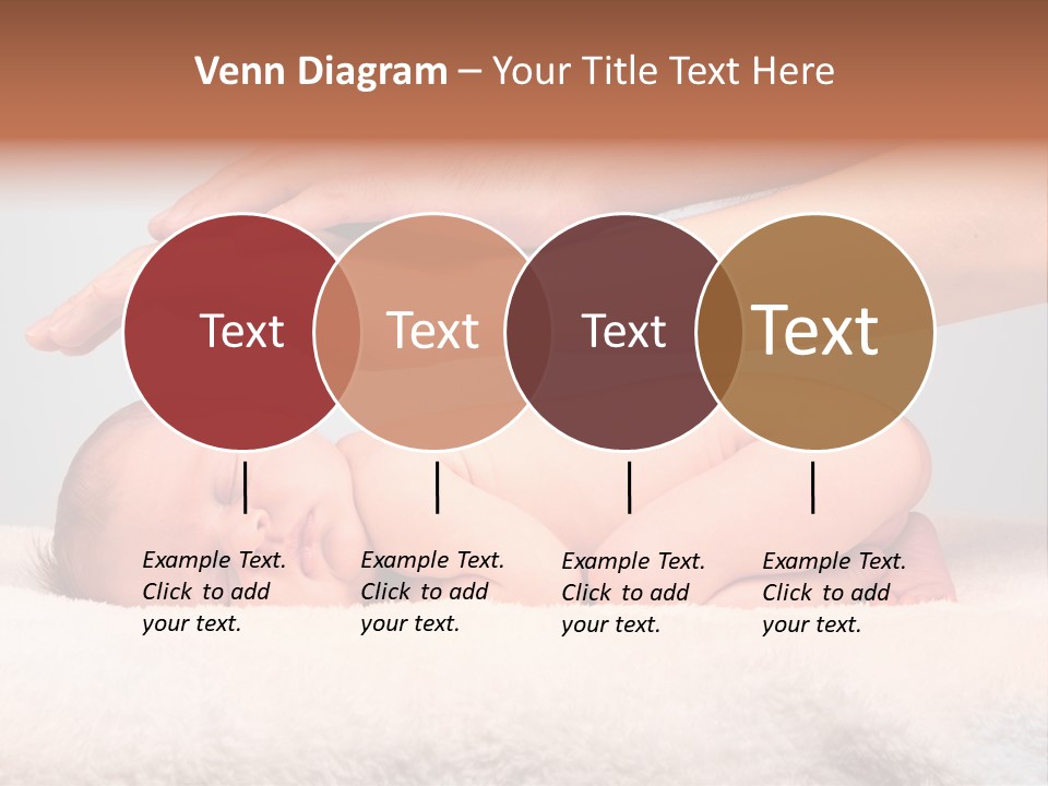 Female Closeup Baby PowerPoint Template