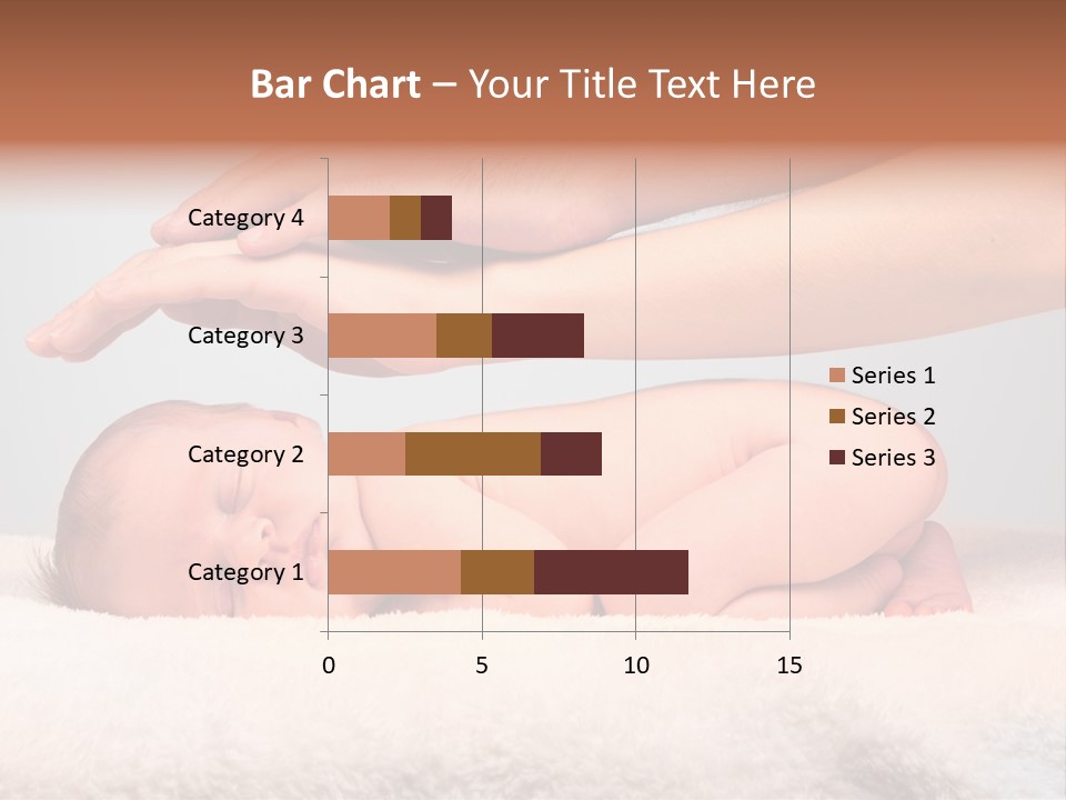 Female Closeup Baby PowerPoint Template