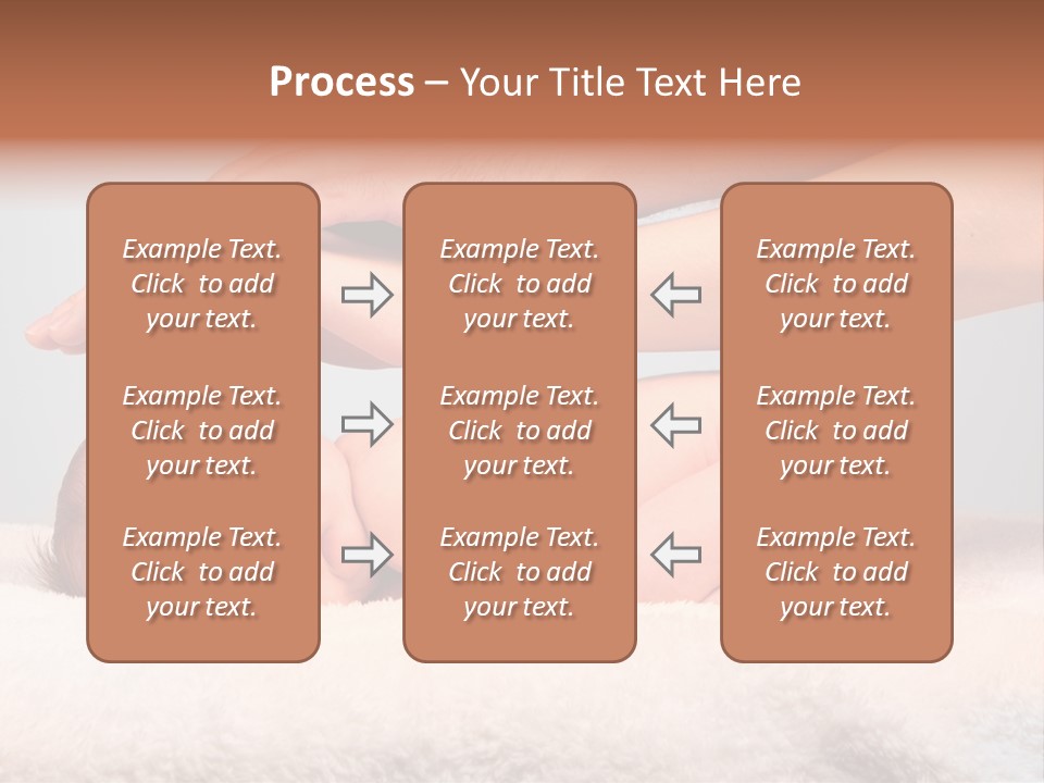 Female Closeup Baby PowerPoint Template