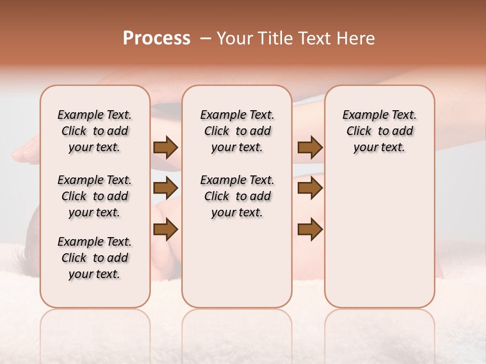 Female Closeup Baby PowerPoint Template