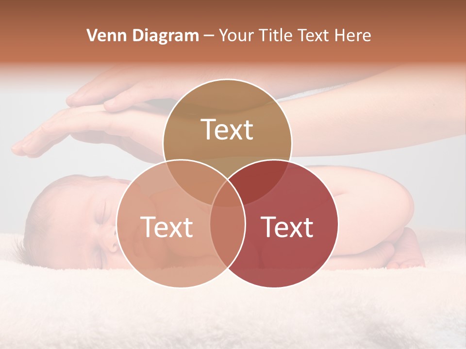 Female Closeup Baby PowerPoint Template