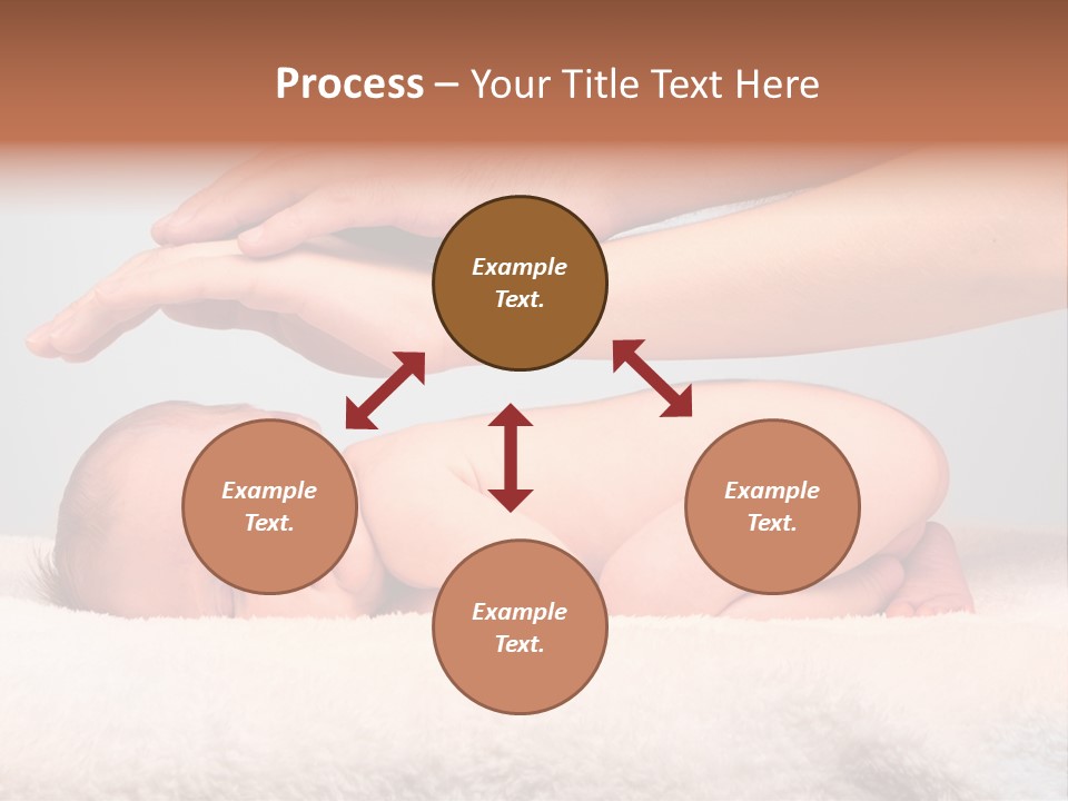 Female Closeup Baby PowerPoint Template