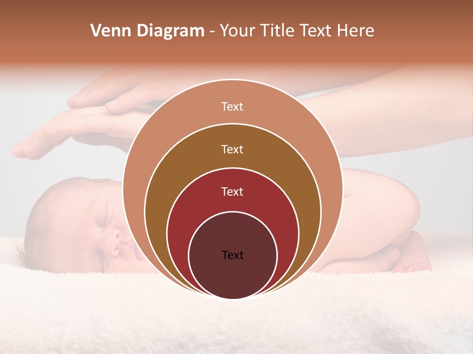 Female Closeup Baby PowerPoint Template