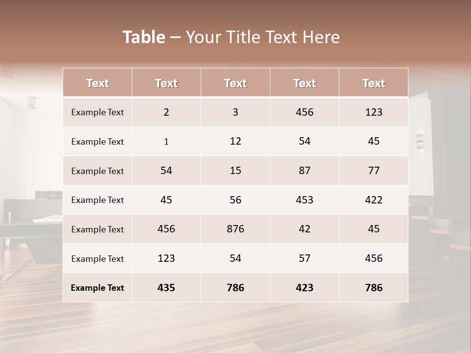 Floor Apartment Home PowerPoint Template