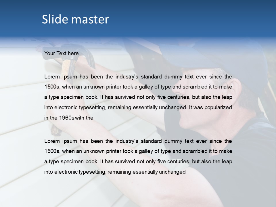 Industry Protection Wood PowerPoint Template