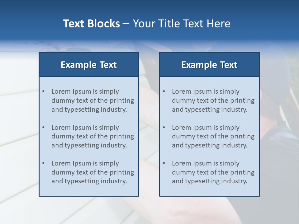 Industry Protection Wood PowerPoint Template