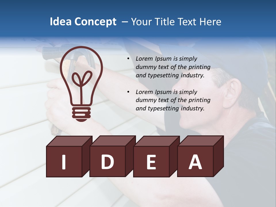 Industry Protection Wood PowerPoint Template