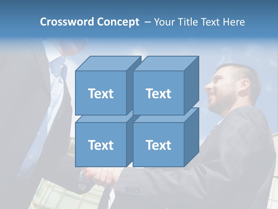 Businesspeople United Female PowerPoint Template