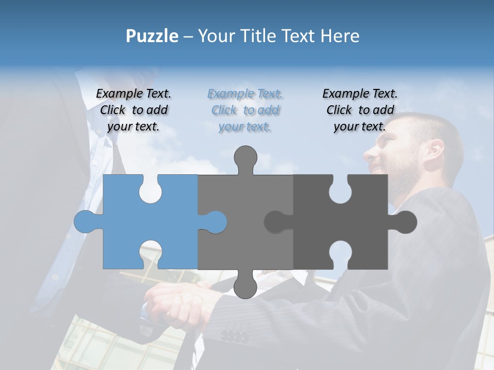 Businesspeople United Female PowerPoint Template