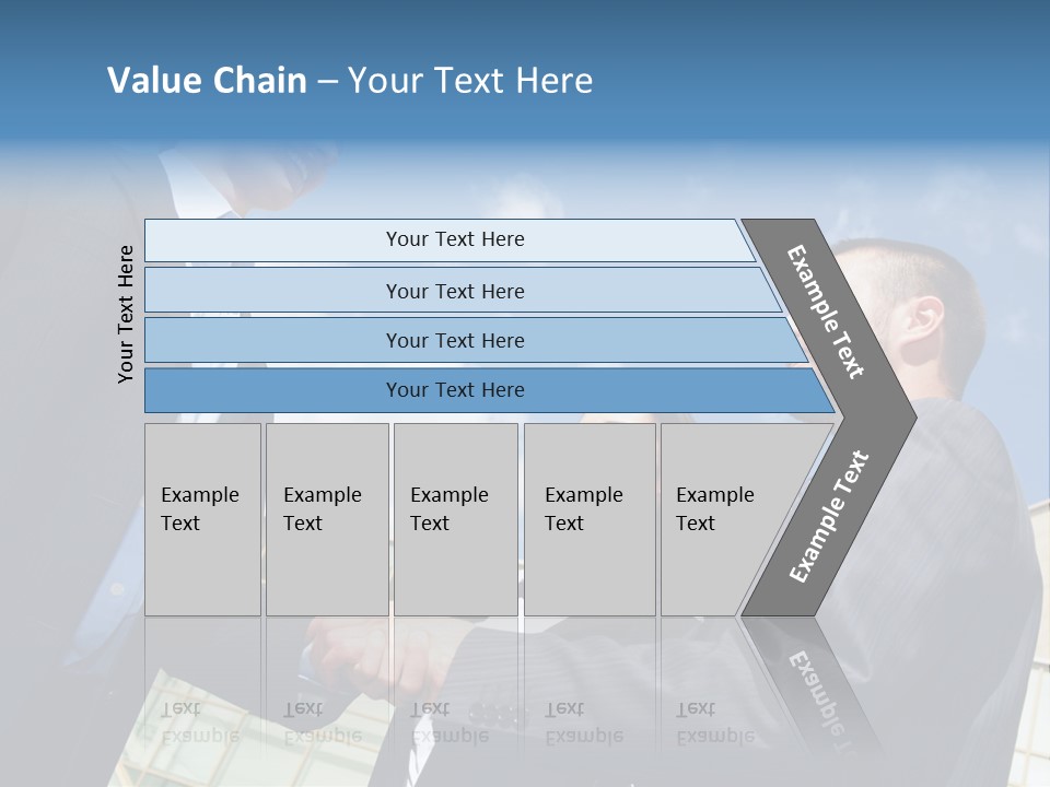 Businesspeople United Female PowerPoint Template
