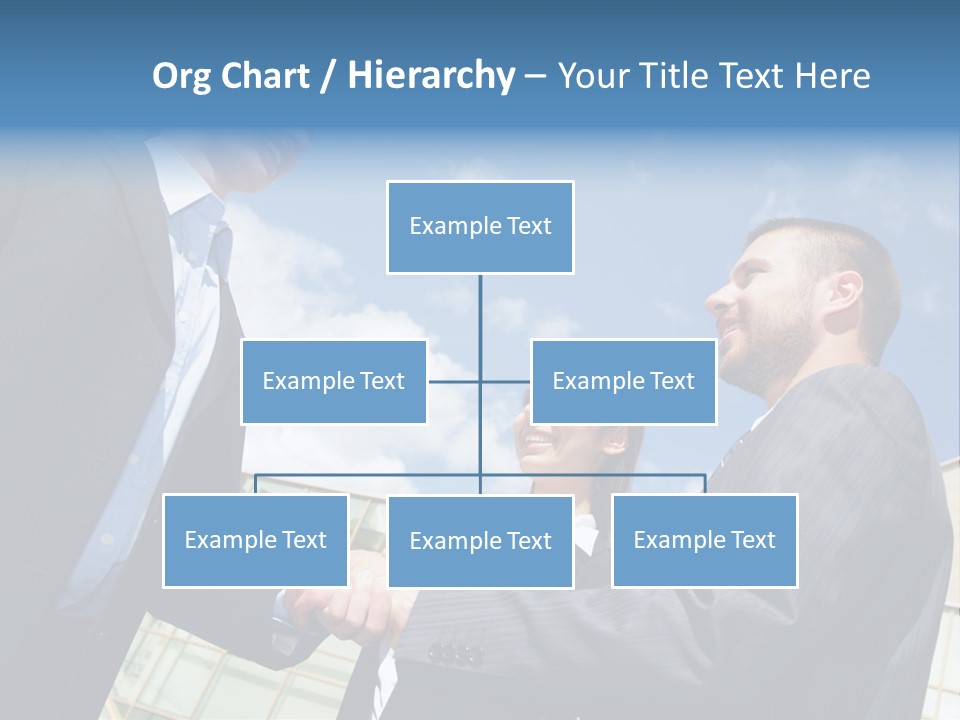 Businesspeople United Female PowerPoint Template