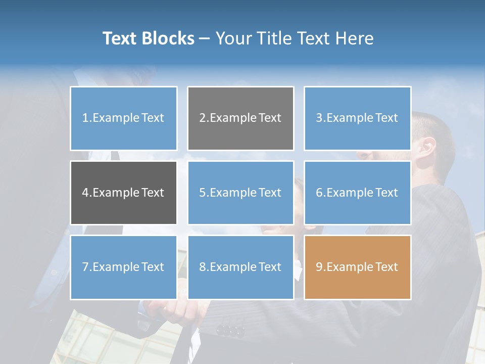 Businesspeople United Female PowerPoint Template