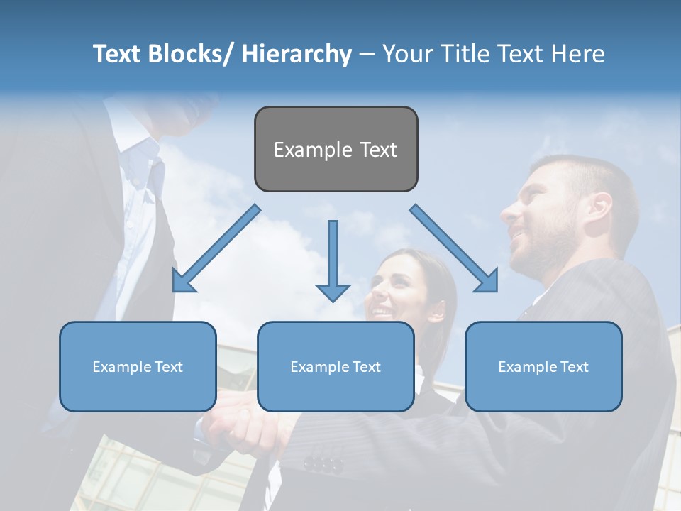 Businesspeople United Female PowerPoint Template
