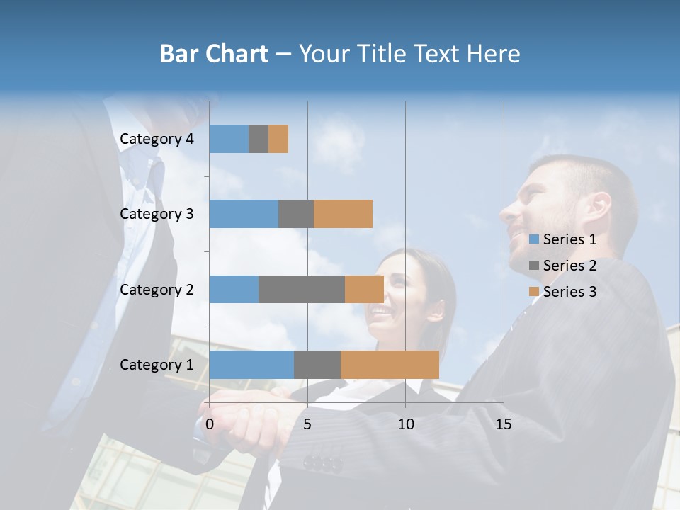 Businesspeople United Female PowerPoint Template