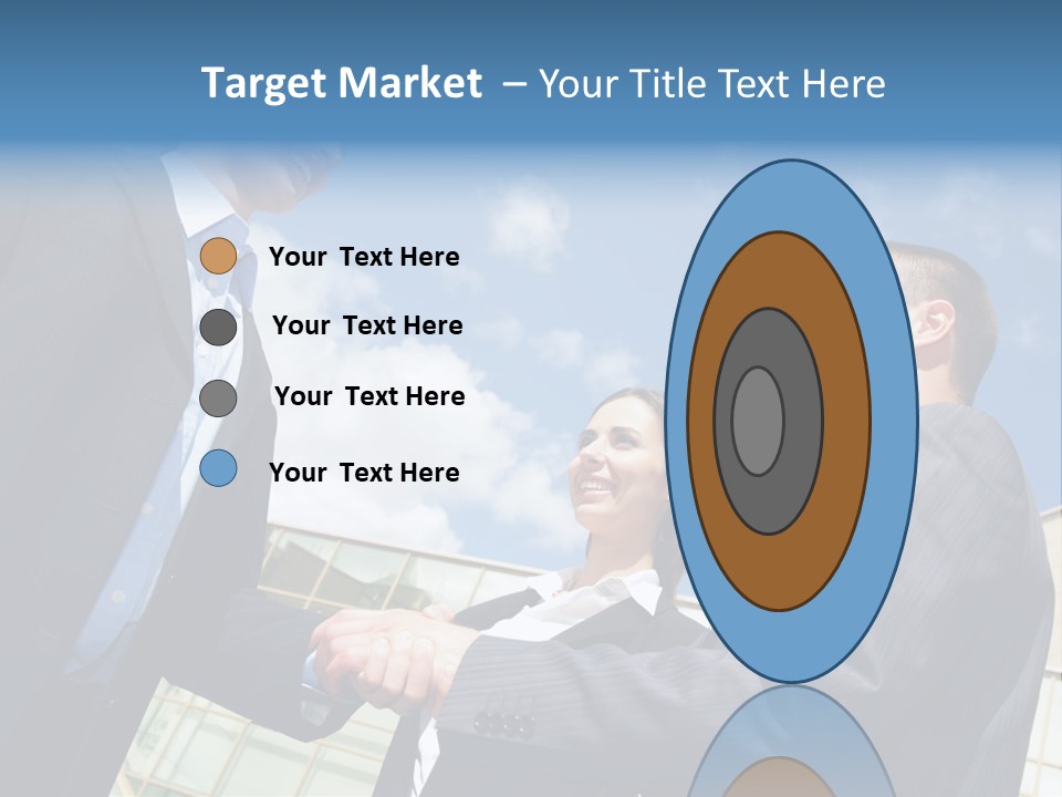 Businesspeople United Female PowerPoint Template