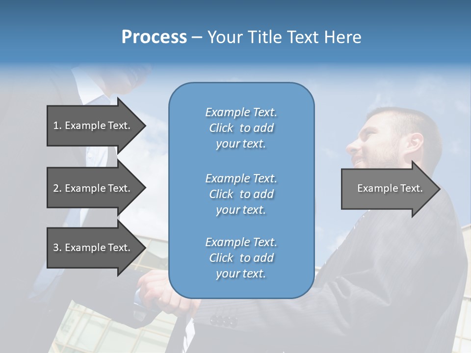 Businesspeople United Female PowerPoint Template