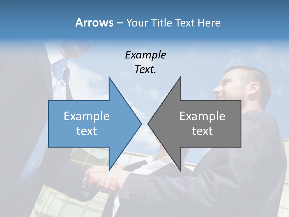 Businesspeople United Female PowerPoint Template