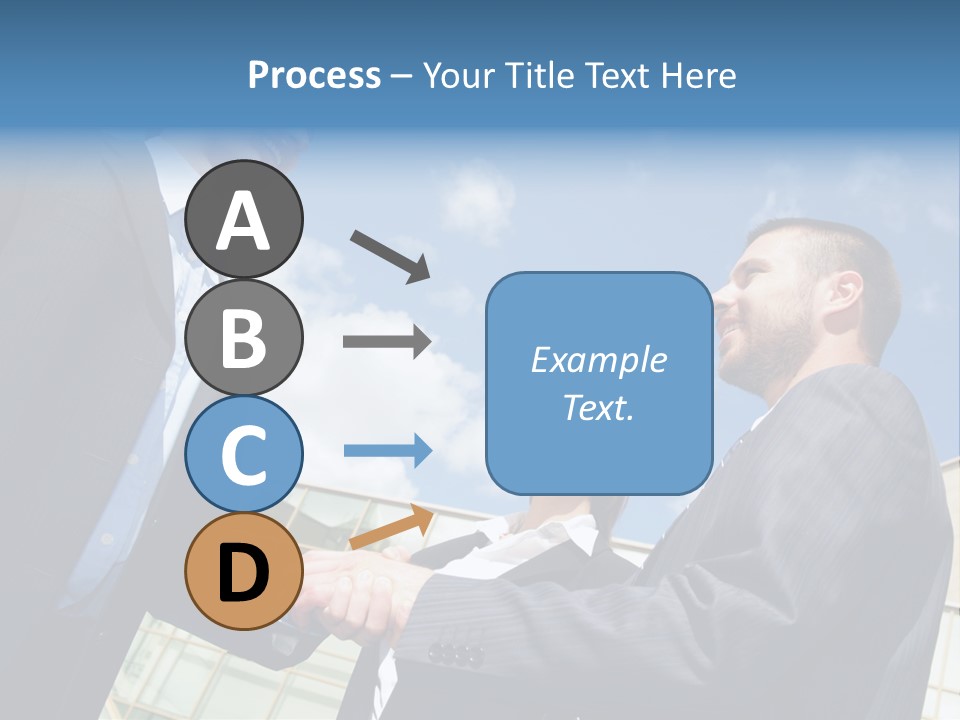 Businesspeople United Female PowerPoint Template
