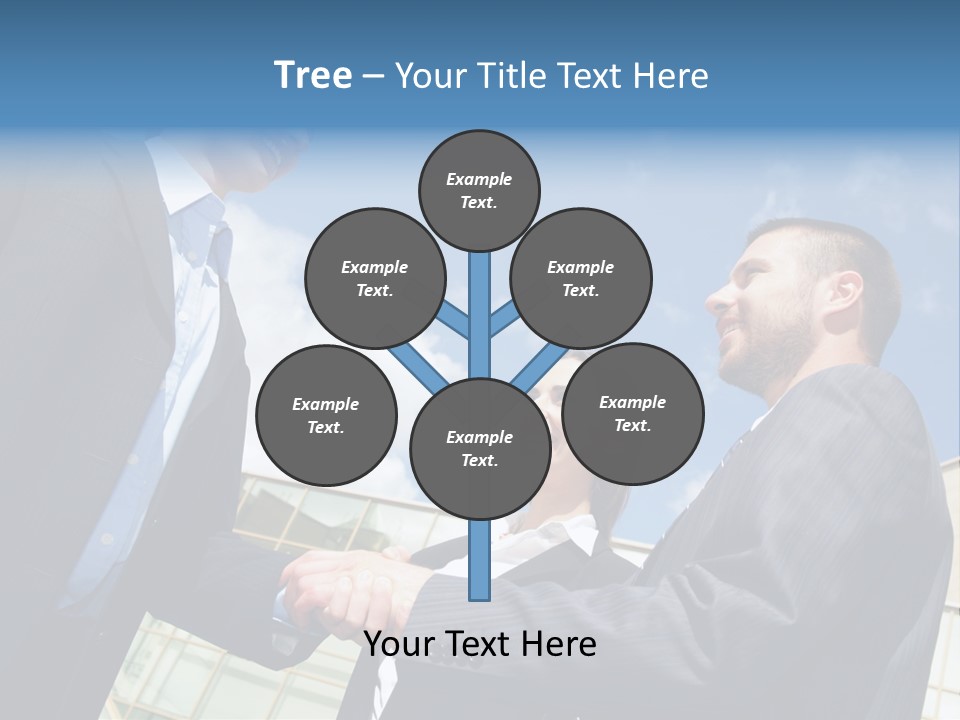 Businesspeople United Female PowerPoint Template