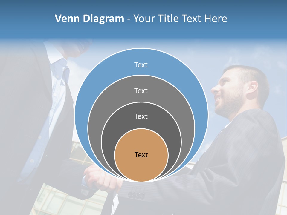 Businesspeople United Female PowerPoint Template