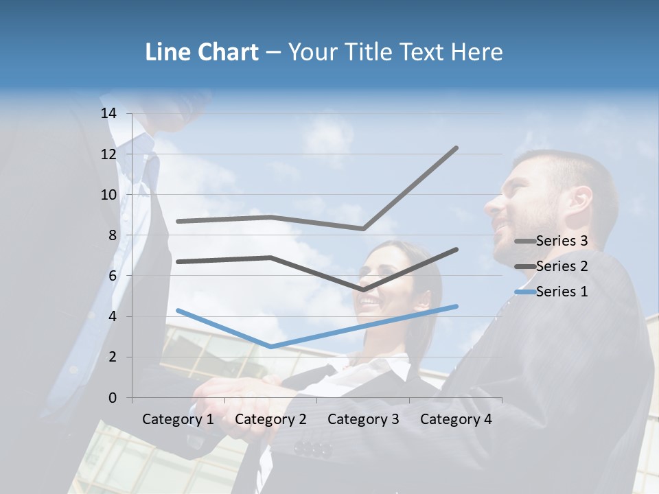 Businesspeople United Female PowerPoint Template