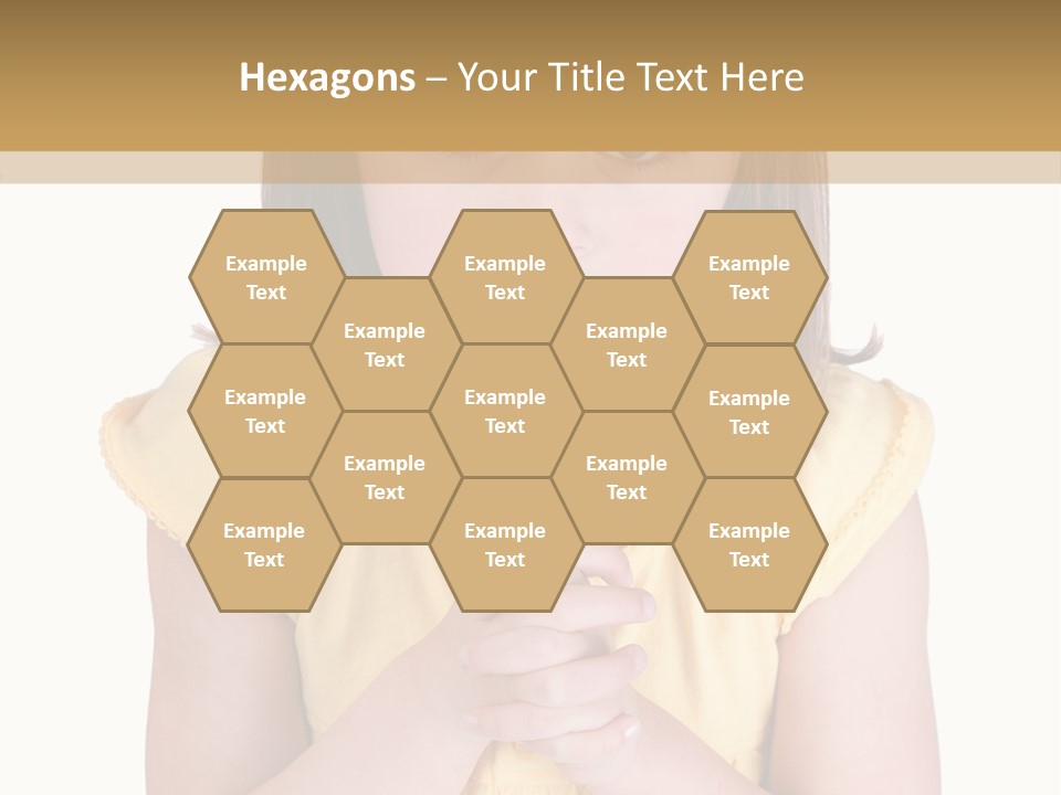Pout White Female PowerPoint Template