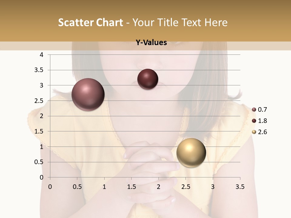 Pout White Female PowerPoint Template