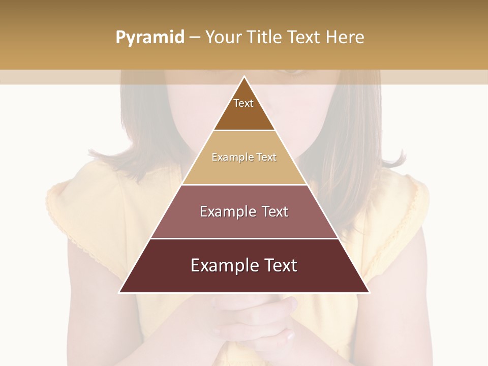 Pout White Female PowerPoint Template