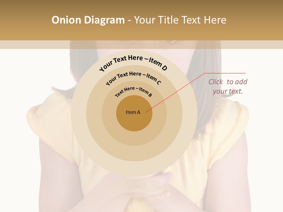 Pout White Female PowerPoint Template