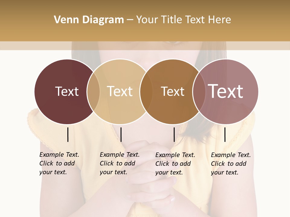 Pout White Female PowerPoint Template