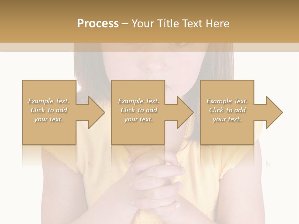 Pout White Female PowerPoint Template