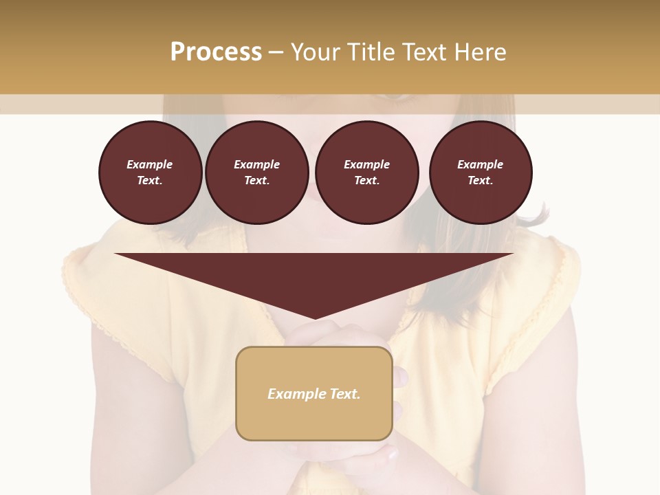 Pout White Female PowerPoint Template