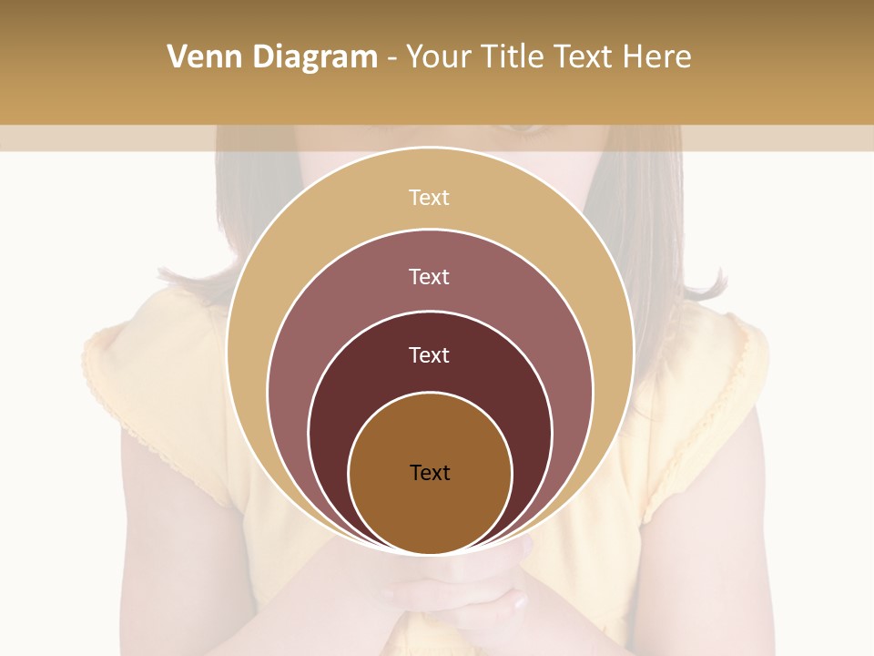 Pout White Female PowerPoint Template