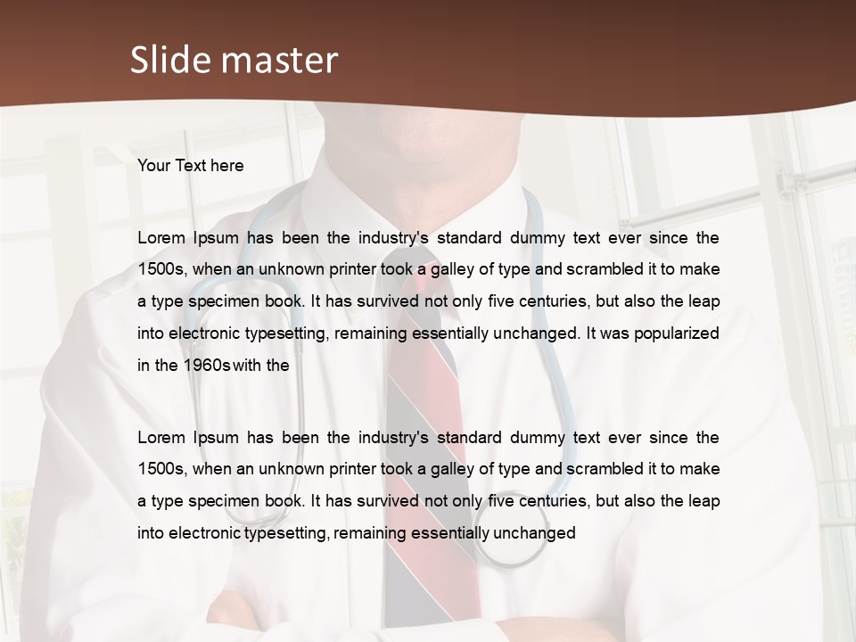 Adult Doctor Male PowerPoint Template
