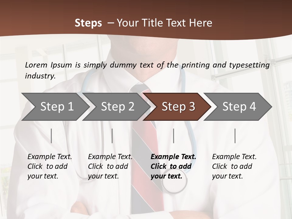 Adult Doctor Male PowerPoint Template