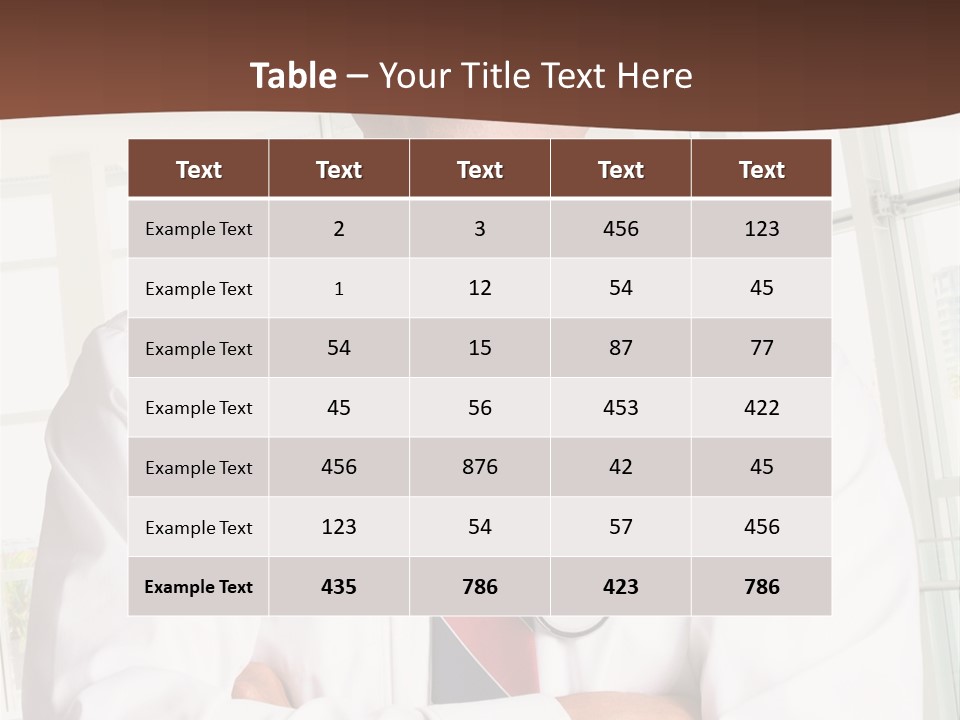 Adult Doctor Male PowerPoint Template